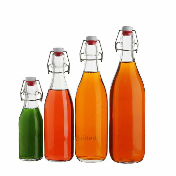 Patent flaske i glas 0.50 L | Glasflaske med patentlåg 500 ML